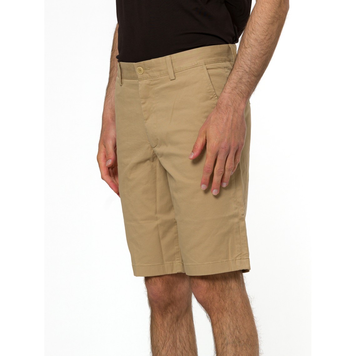 Shorts chino in twill elasticizzato Lacoste