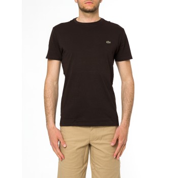 T-shirt girocollo in Jersey di cotone Lacoste