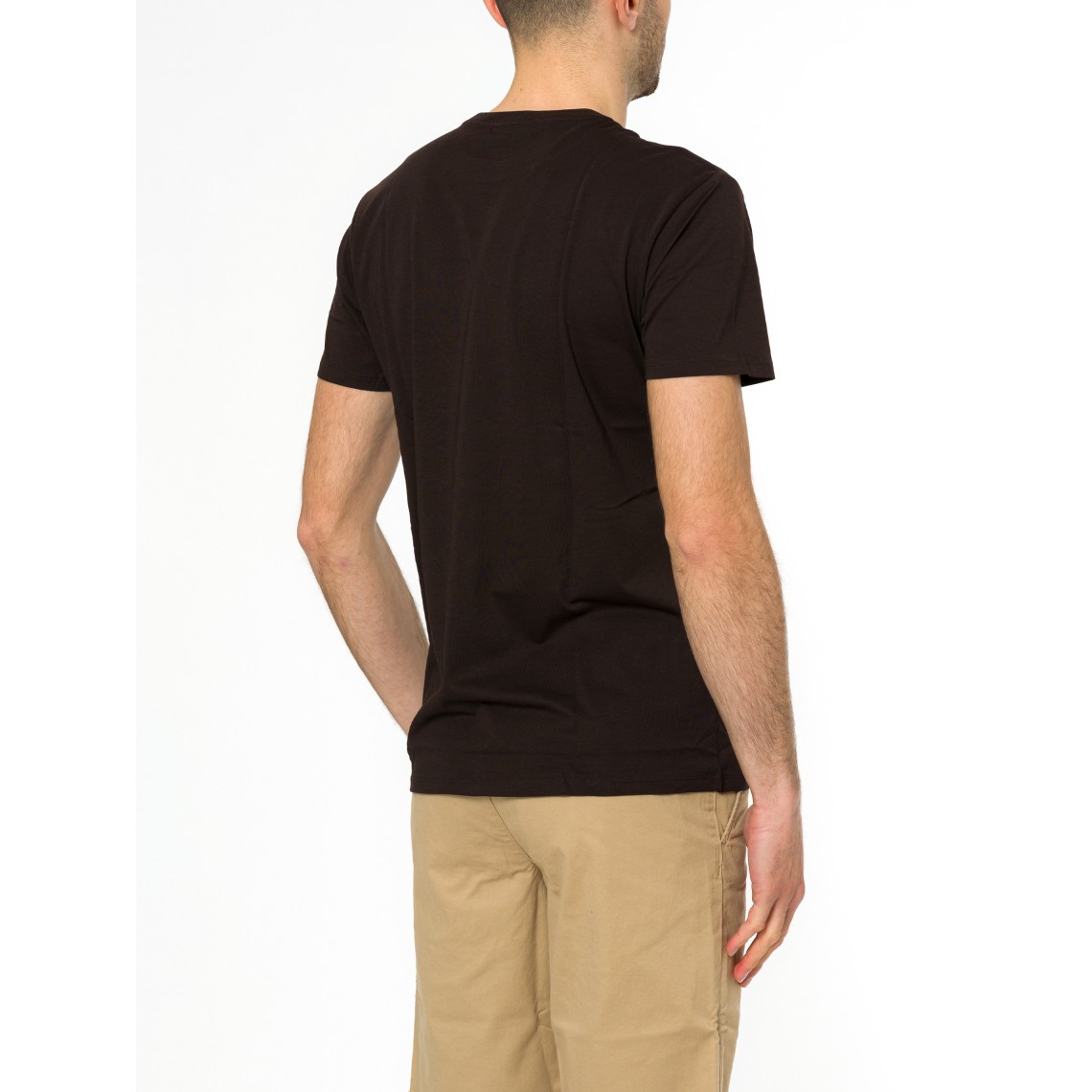 T-shirt girocollo in Jersey di cotone Lacoste