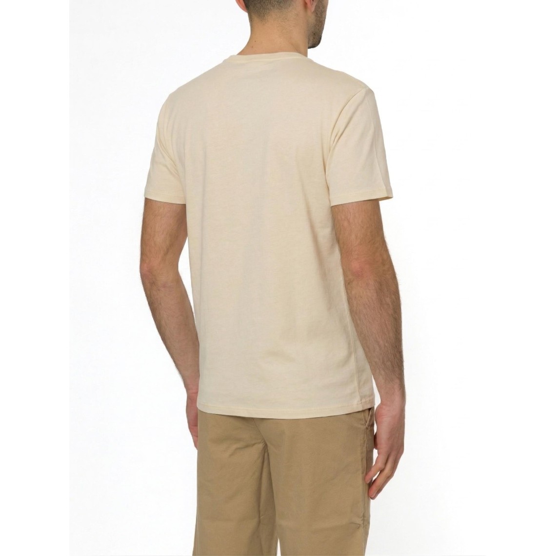 T-shirt girocollo in jersey di cotone Lacoste