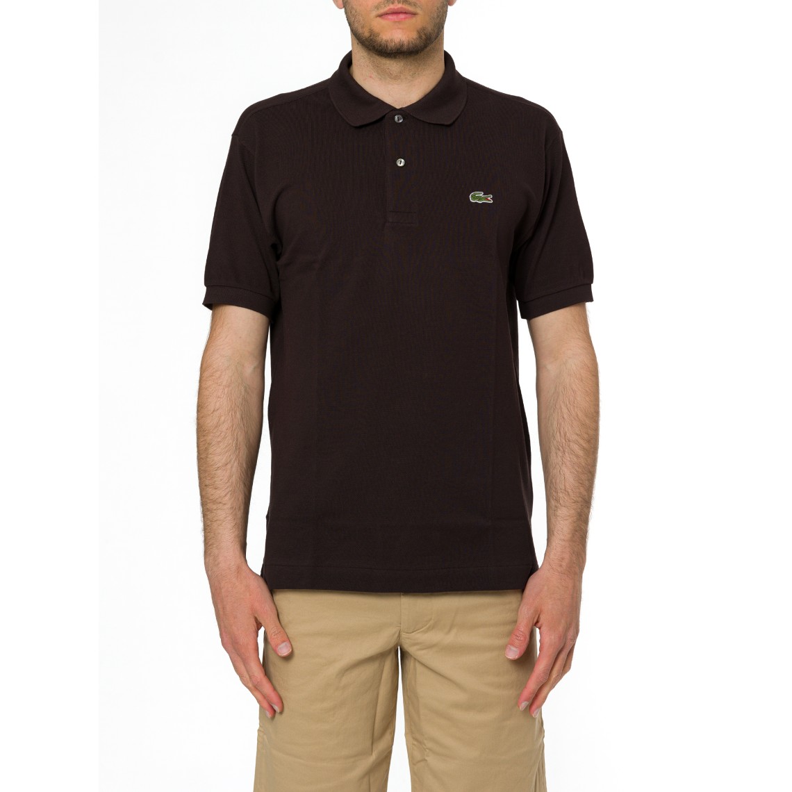 Polo Lacoste basic con logo