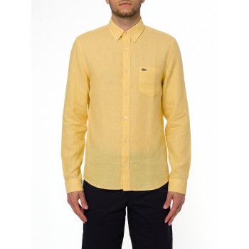 Camicia in lino regular Lacoste