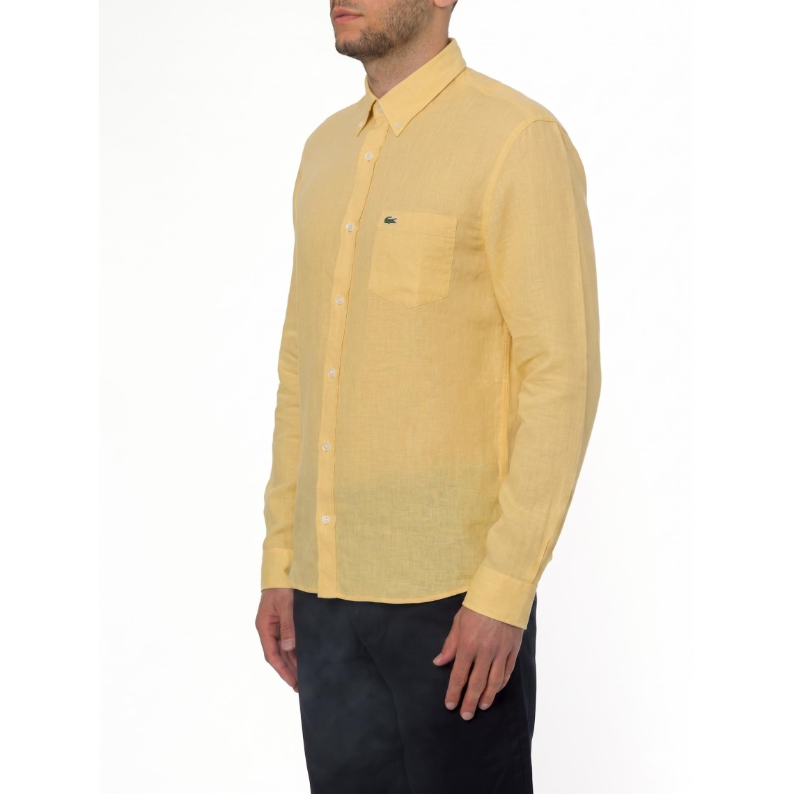 Camicia in lino regular Lacoste