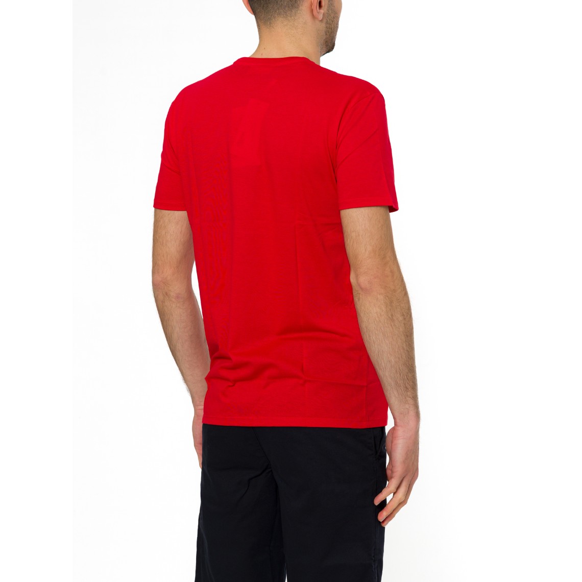T-shirt girocollo in jersey di cotone Lacoste