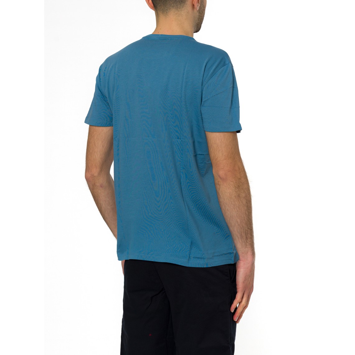 T-shirt girocollo in Jersey di cotone Lacoste