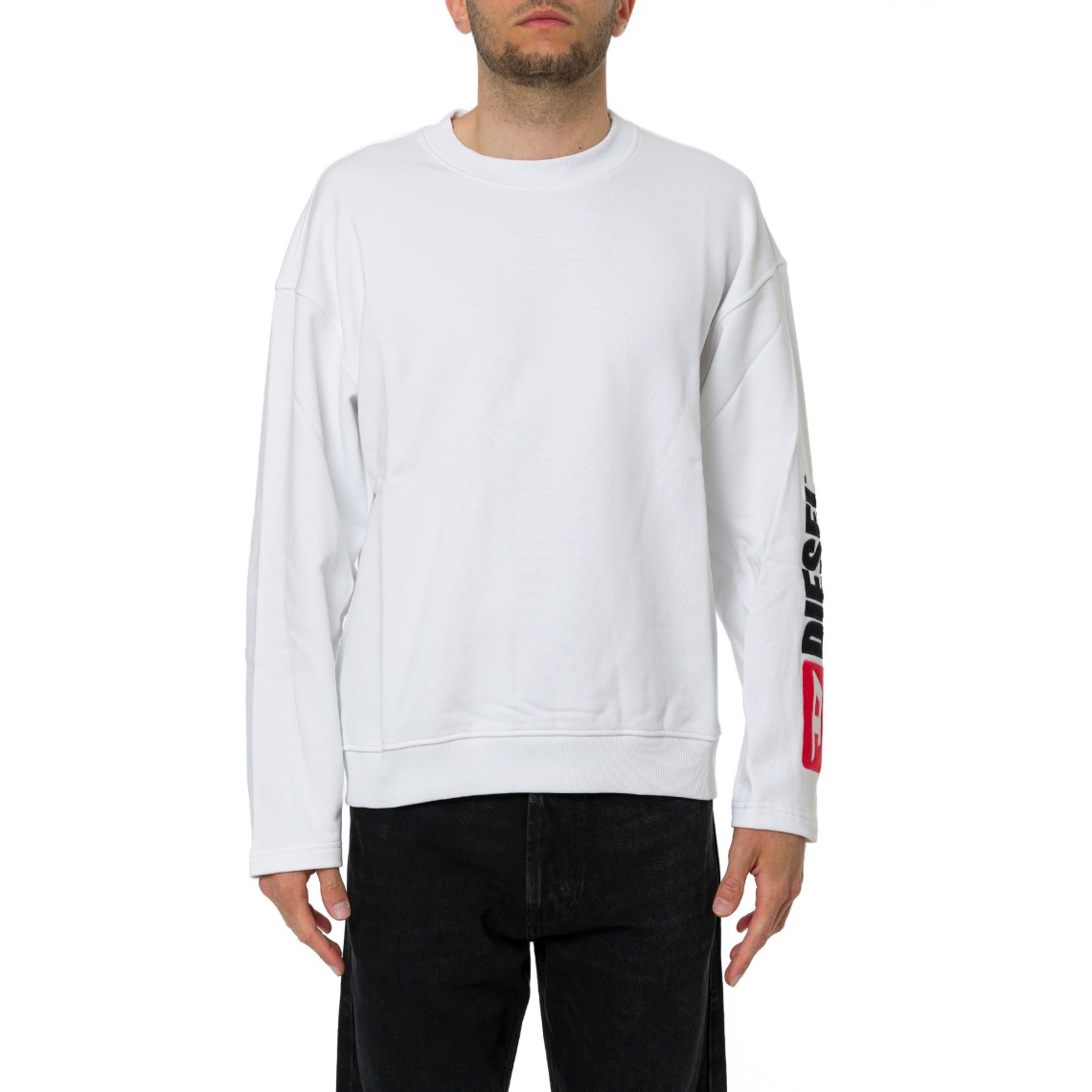 Felpa girocollo Diesel in cotone