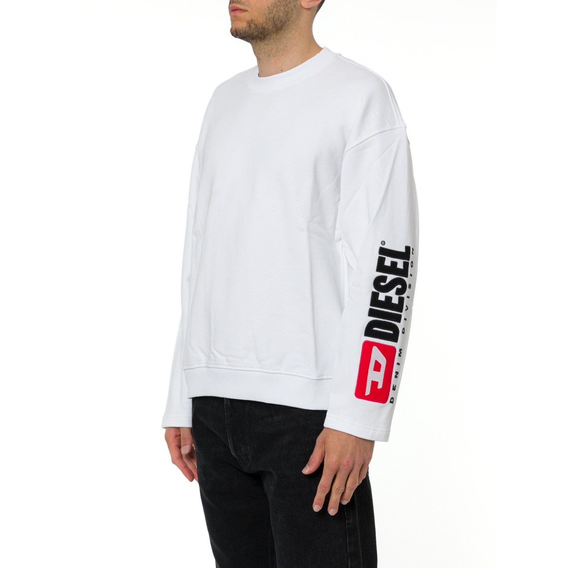 Felpa girocollo Diesel in cotone