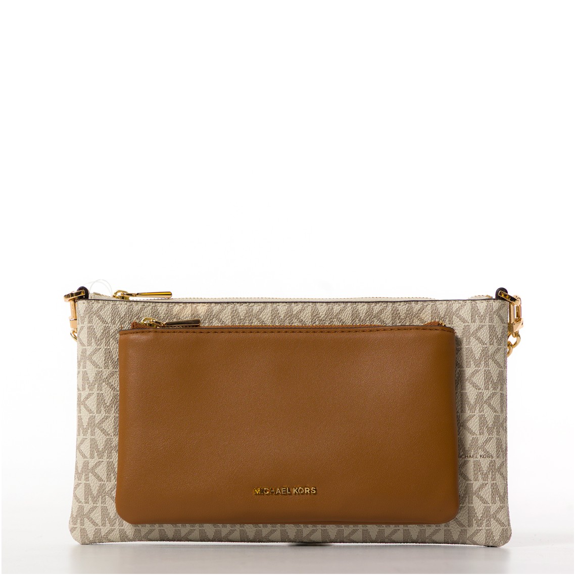 Borsa a tracolla Jet Set con stampa logo Michael Kors