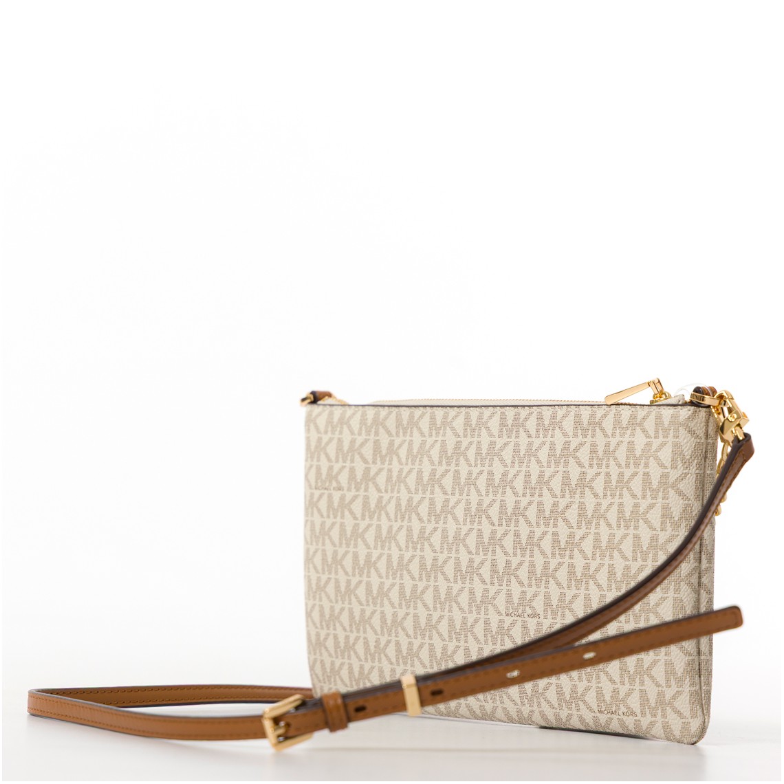 Borsa a tracolla Jet Set con stampa logo Michael Kors