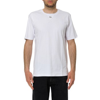 T-shirt Diesel regular con girocollo e Oval D