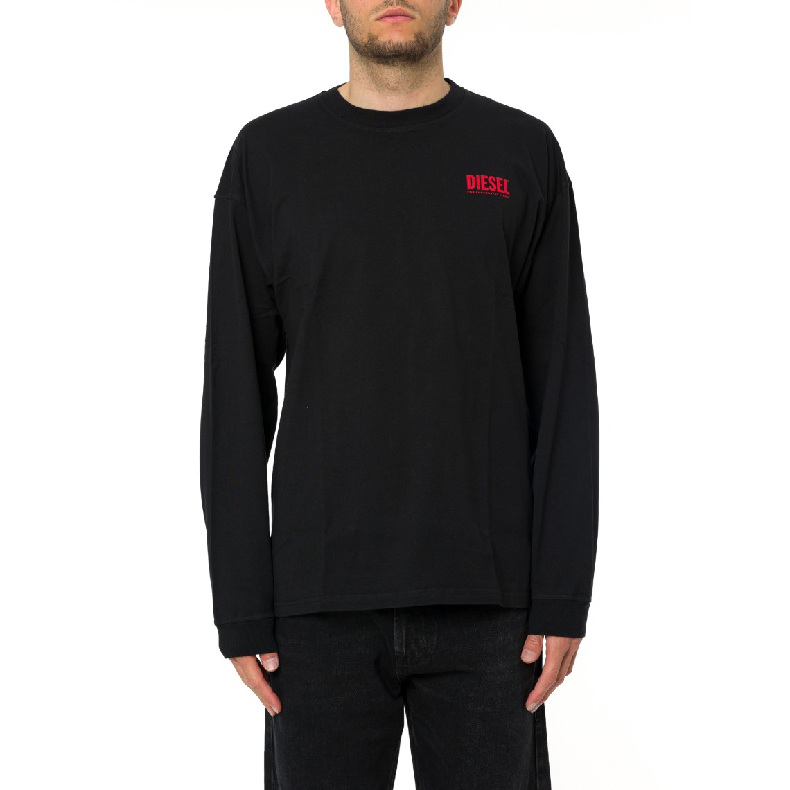 T-shirt a maniche lunghe Diesel