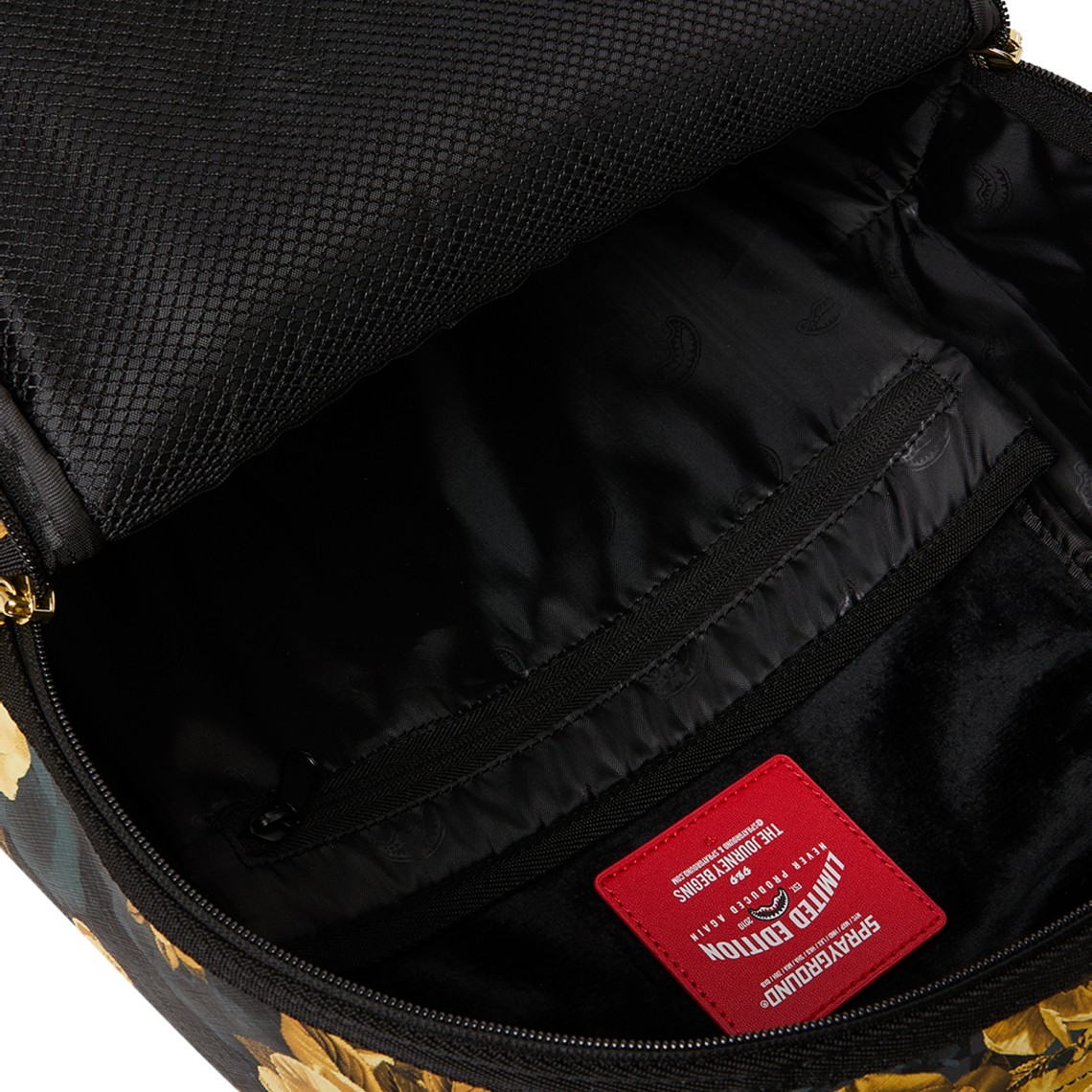 Zaino Sprayground Gold Floral Remix