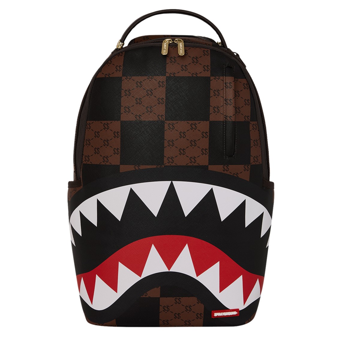 Zaino Sprayground in ecopelle Enlarged Check Paris