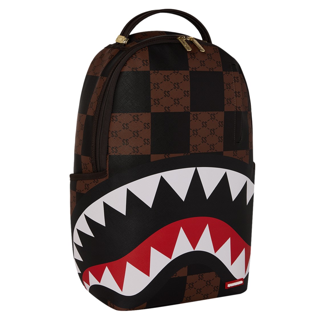 Zaino Sprayground in ecopelle Enlarged Check Paris