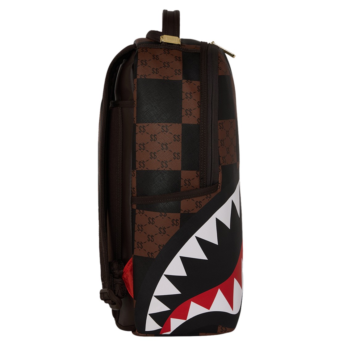Zaino Sprayground in ecopelle Enlarged Check Paris