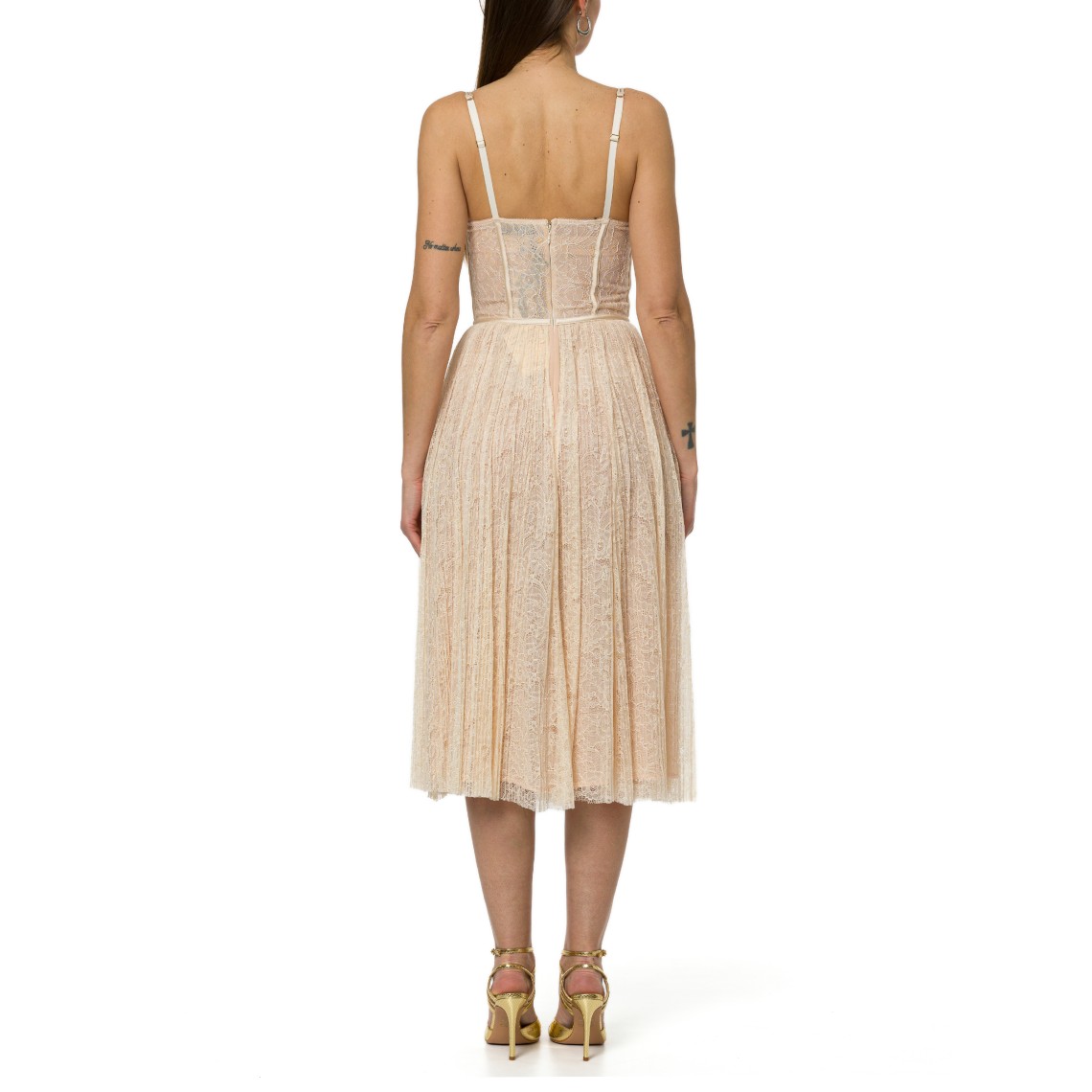 Abito in pizzo floreale Elisabetta Franchi