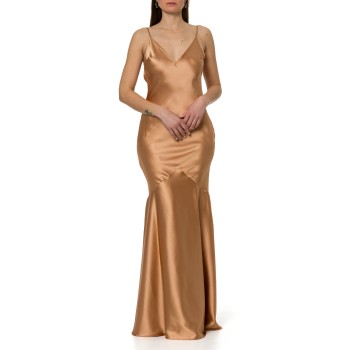 Abito Red Carpet in raso Elisabetta Franchi