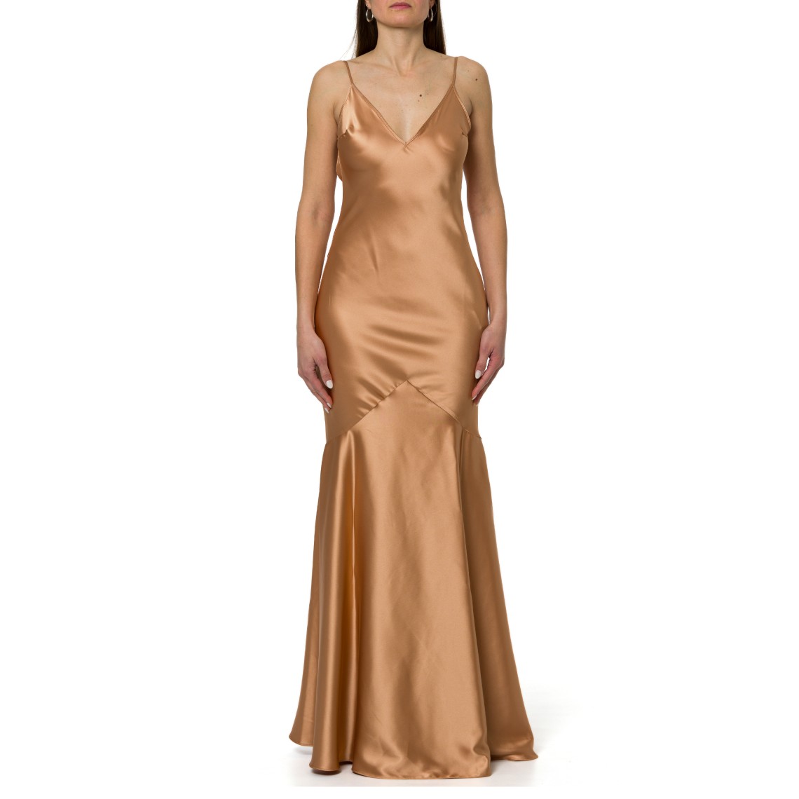 Abito Red Carpet in raso Elisabetta Franchi