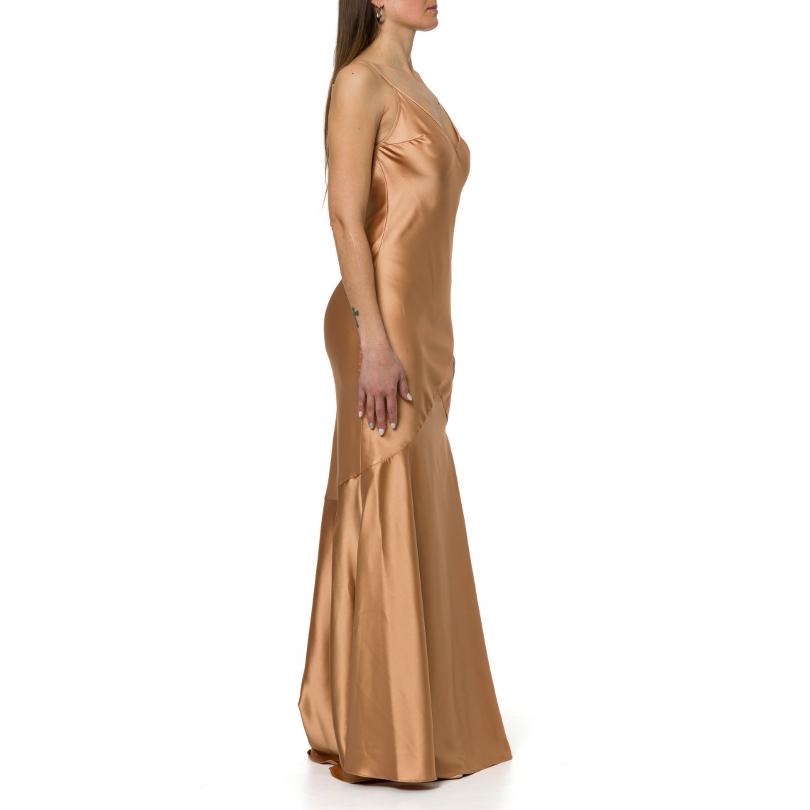 Abito Red Carpet in raso Elisabetta Franchi