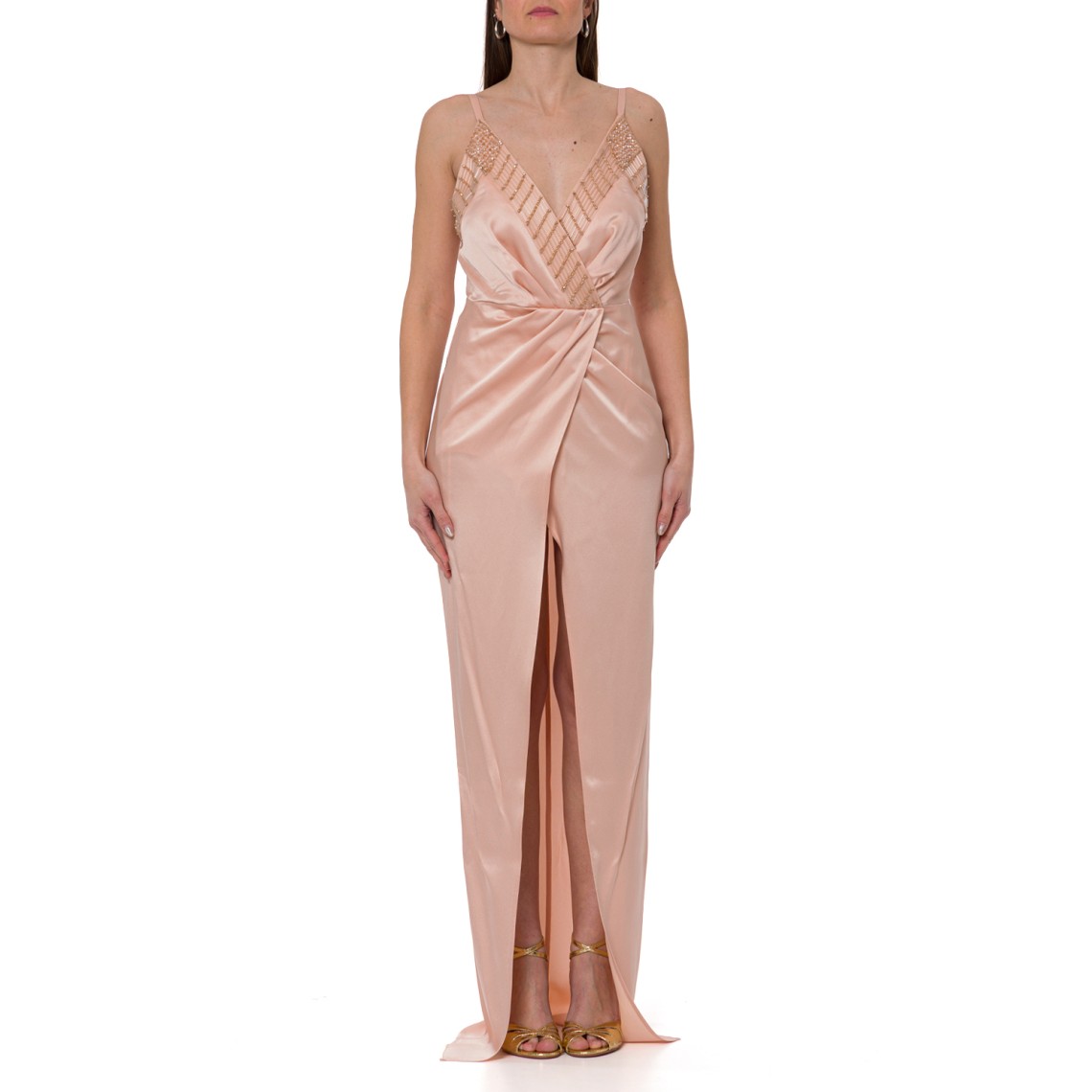 Abito Red Carpet con cristalli ricamati Elisabetta Franchi