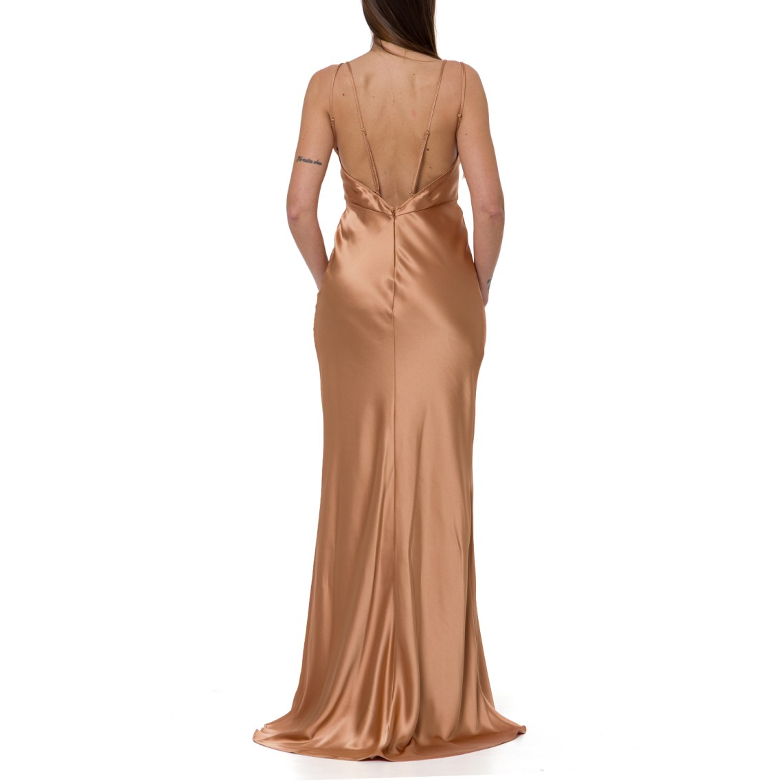 Abito Red Carpet in raso Elisabetta Franchi