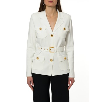 Giacca in maglia punto stoffa Elisabetta Franchi