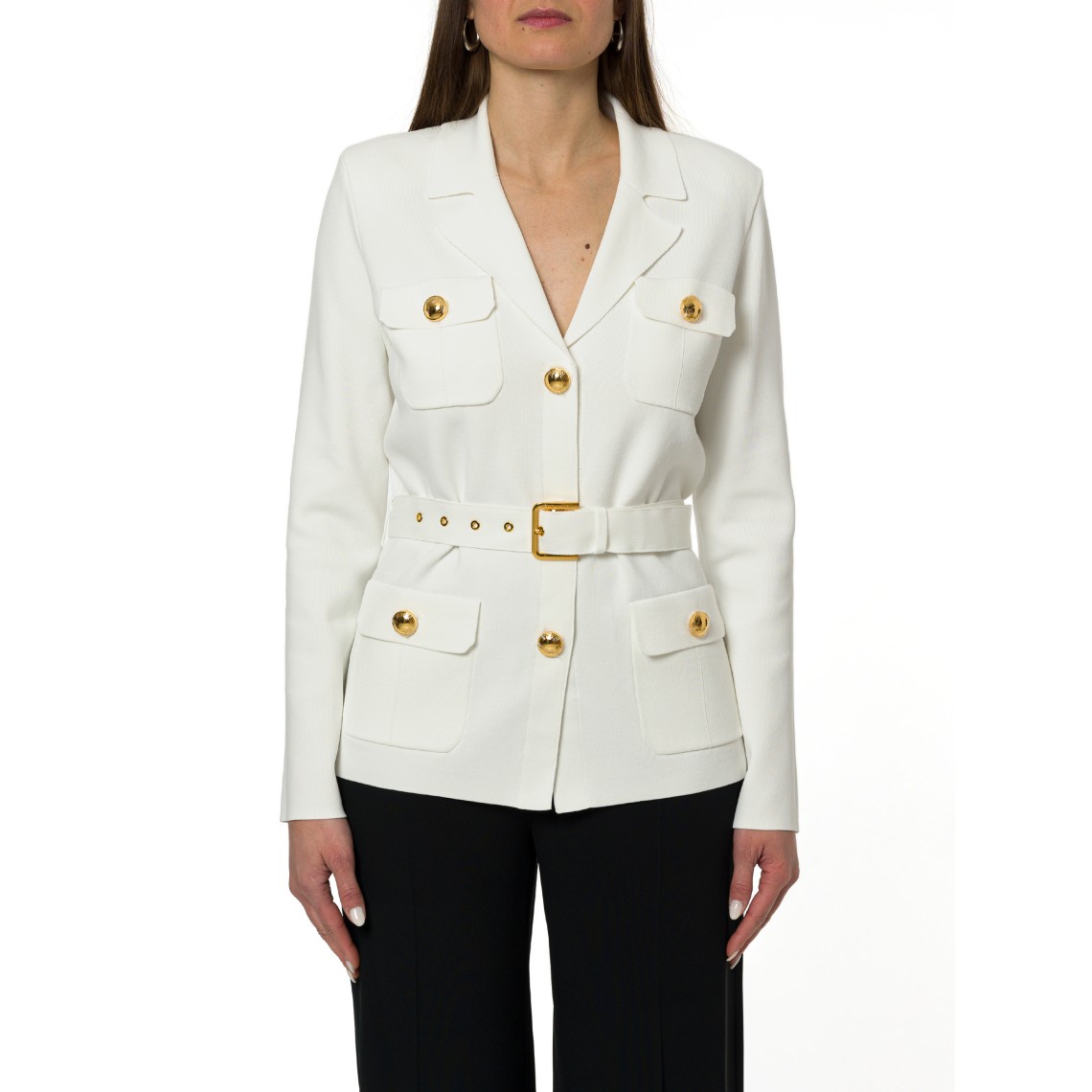 Giacca in maglia punto stoffa Elisabetta Franchi