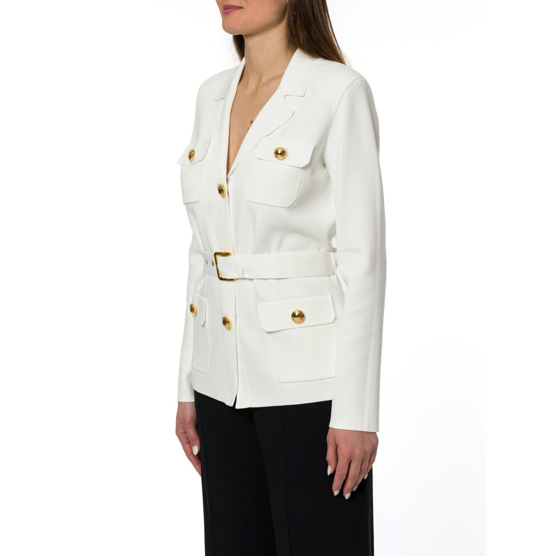 Giacca in maglia punto stoffa Elisabetta Franchi