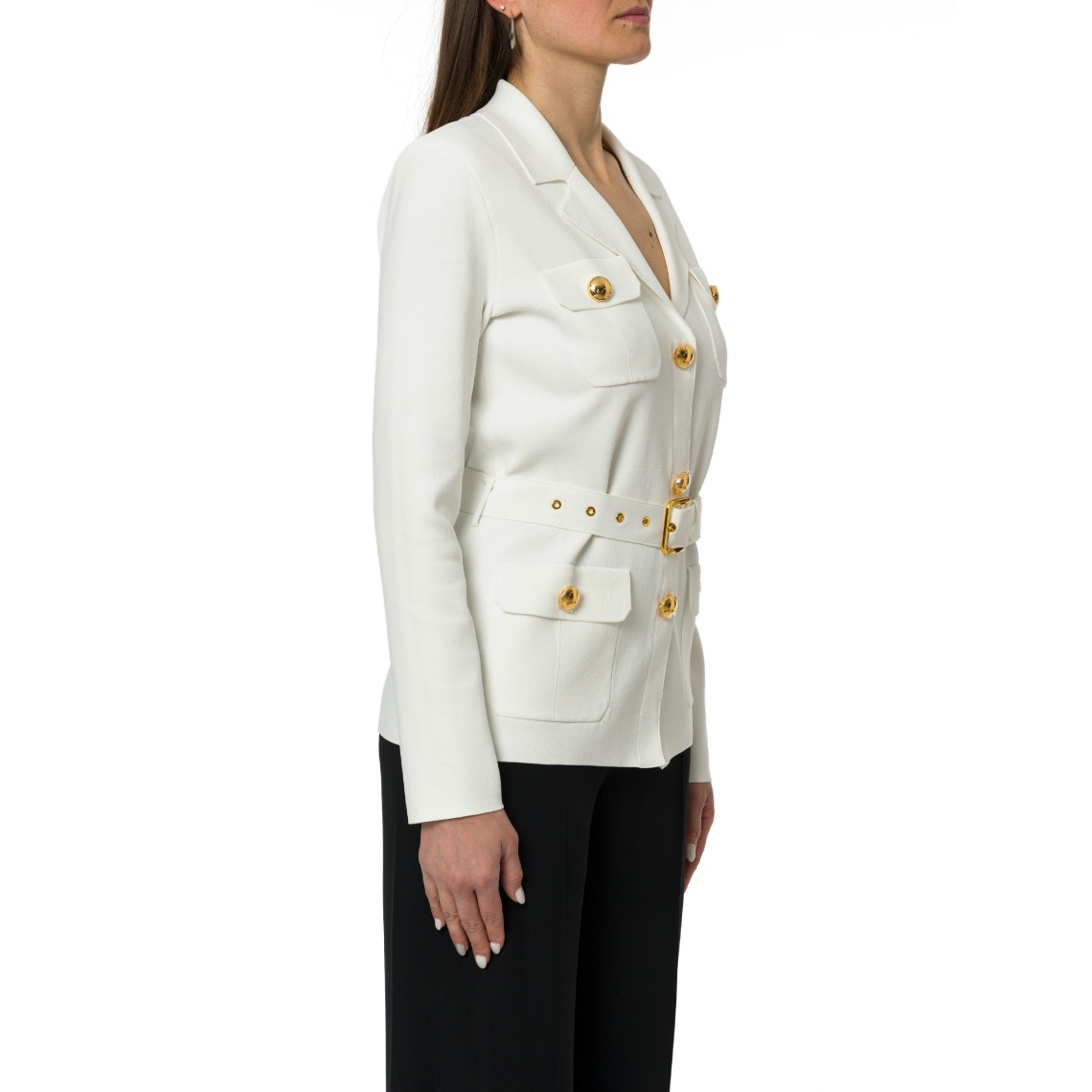 Giacca in maglia punto stoffa Elisabetta Franchi