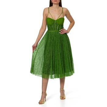 Abito in pizzo floreale Elisabetta Franchi