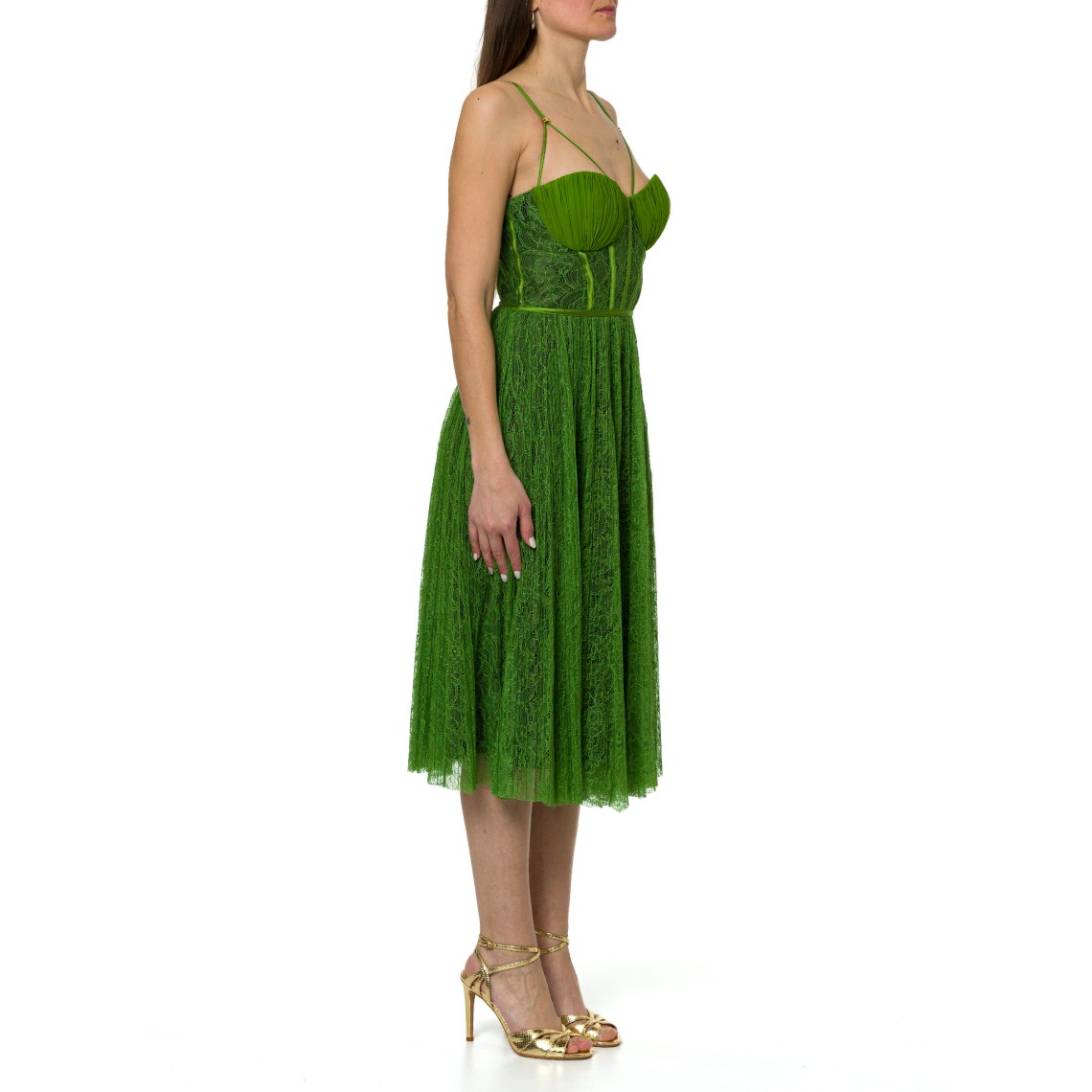 Abito in pizzo floreale Elisabetta Franchi