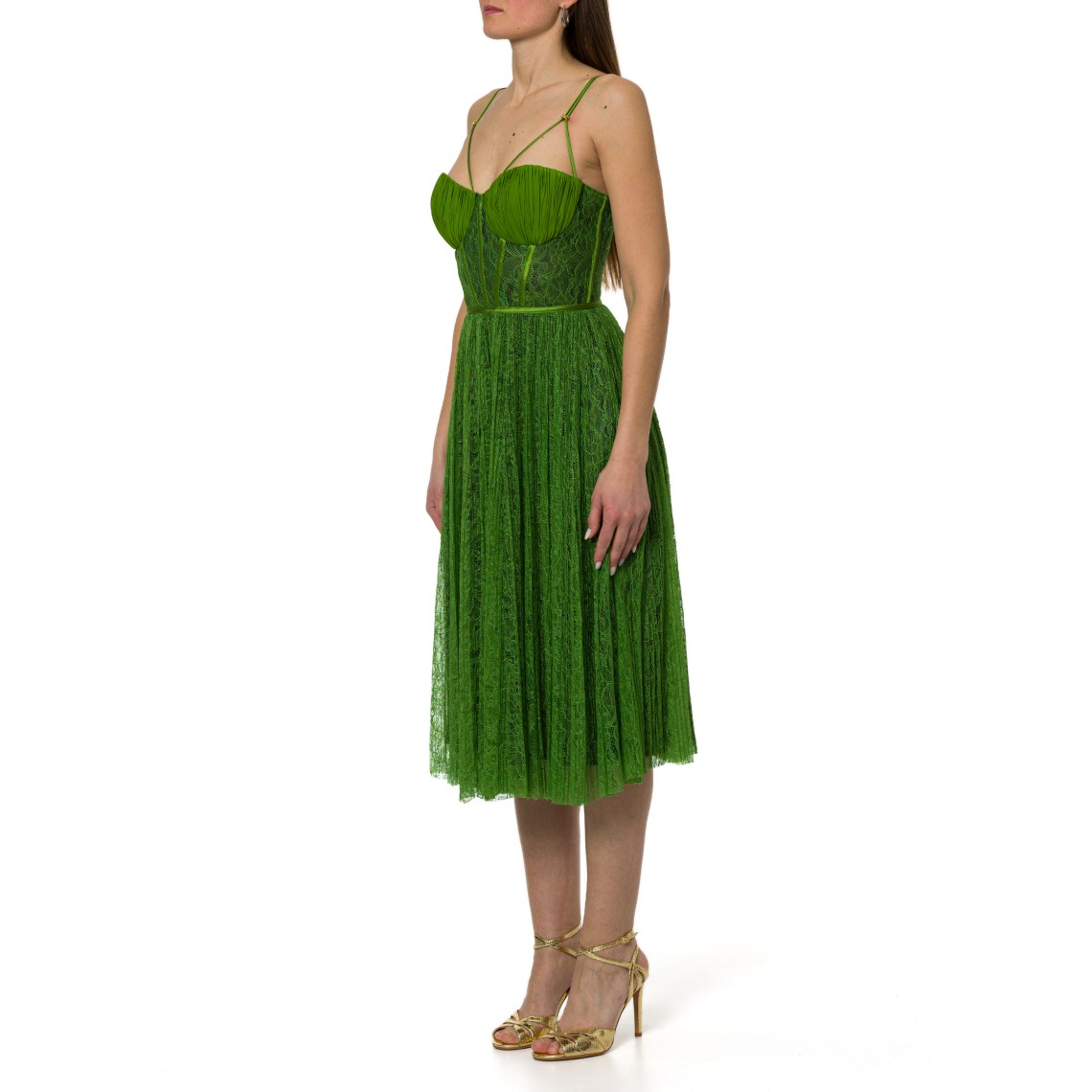 Abito in pizzo floreale Elisabetta Franchi