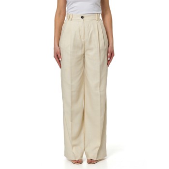 Pantaloni dritti con piega Brescello Pinko