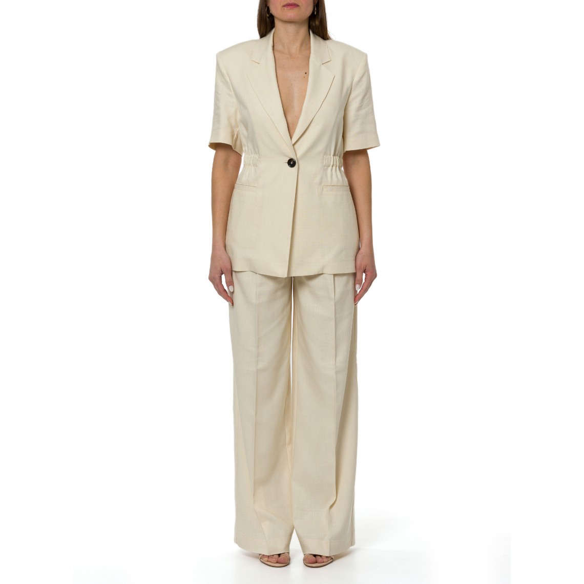 Pantaloni dritti con piega Brescello Pinko