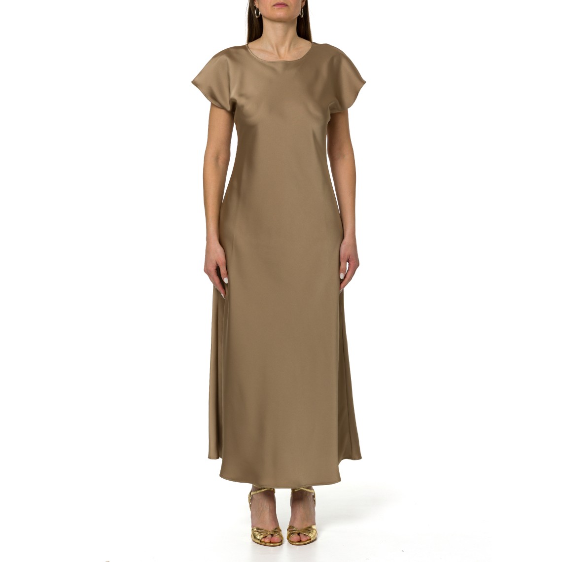 Abito midi in doppio raso Pennyblack