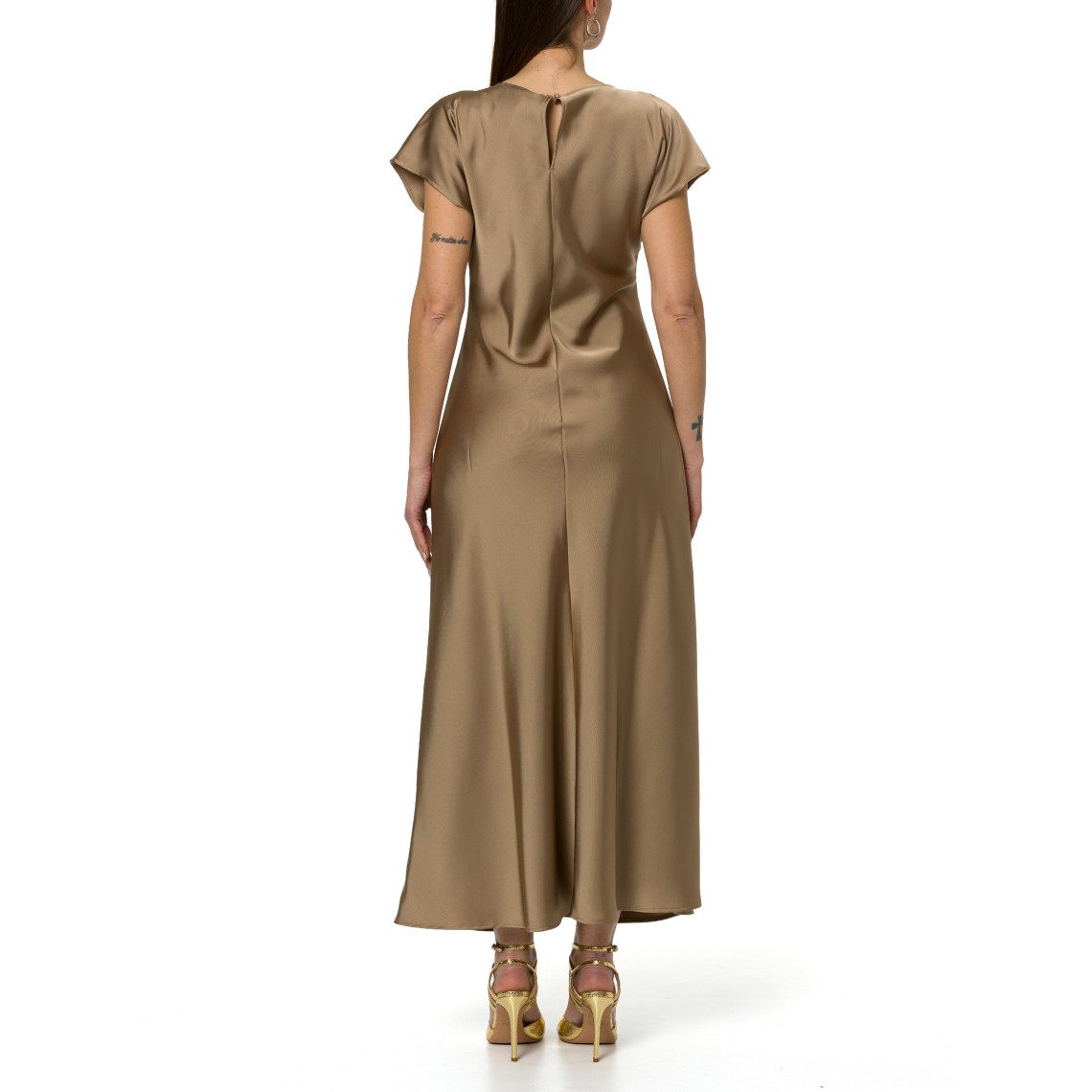 Abito midi in doppio raso Pennyblack