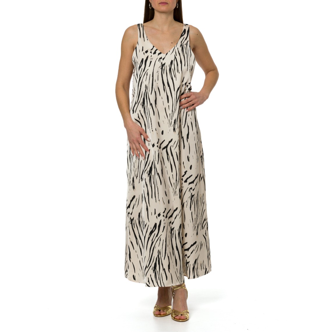 Abito midi in doppio raso Pennyblack