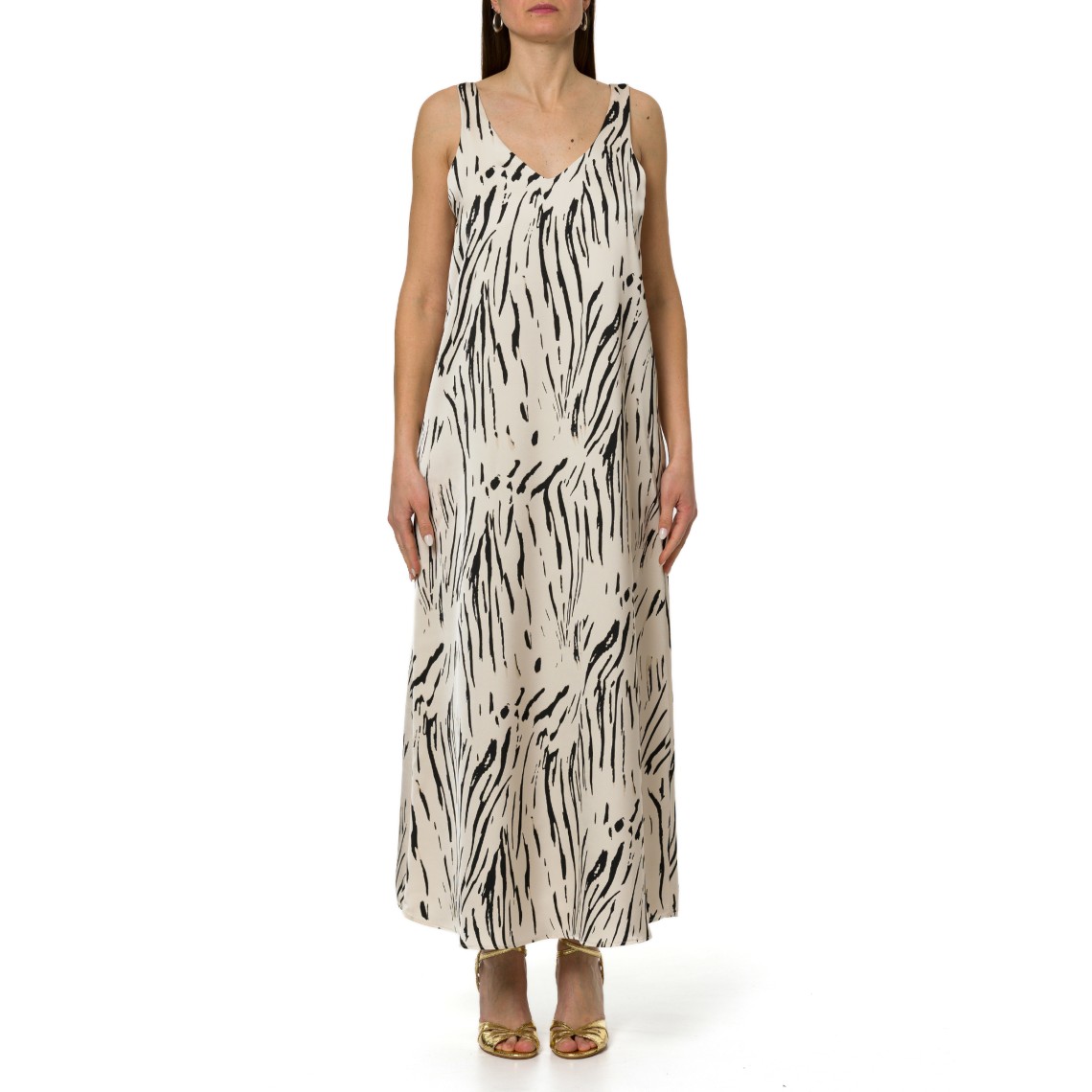 Abito midi in doppio raso Pennyblack