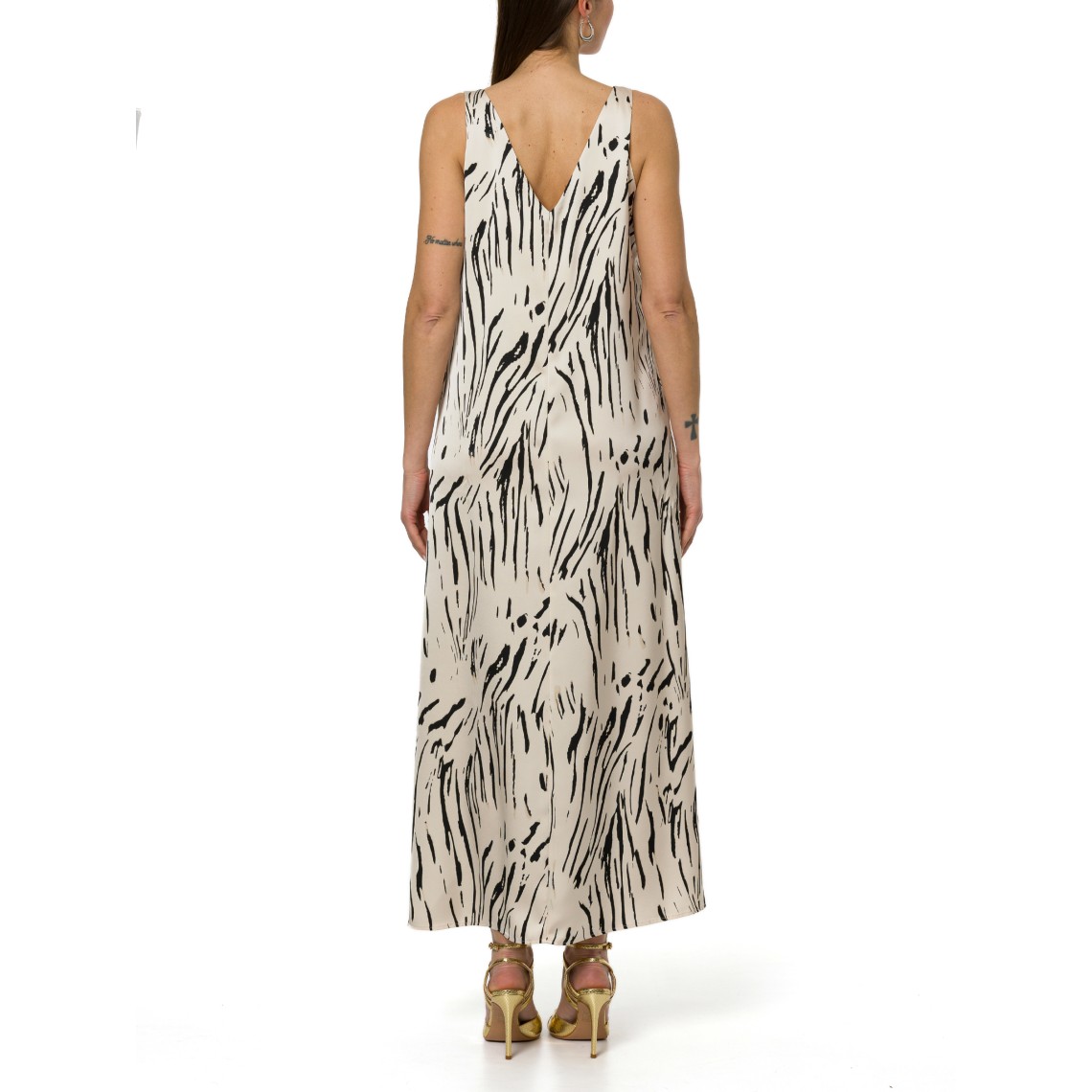 Abito midi in doppio raso Pennyblack