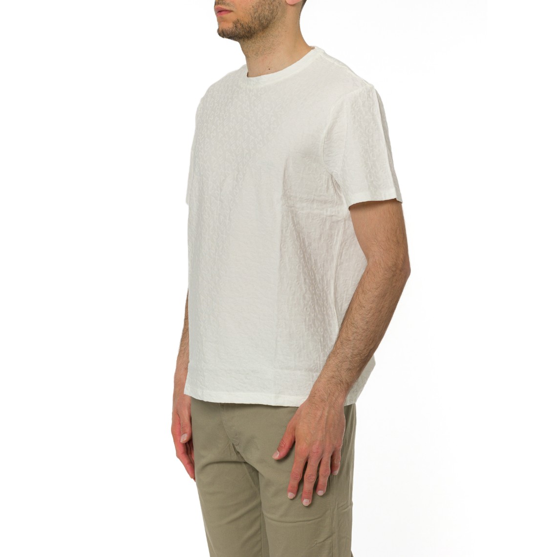 T-shirt Slim Fit Jacquard Armani Exchange