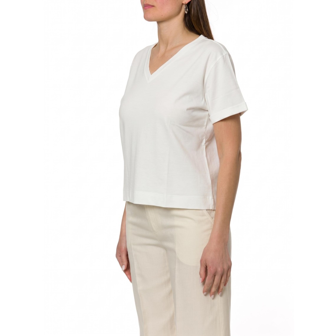 T-shirt scollo a V Gran Sasso