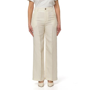 Pantaloni in misto lino Woolrich