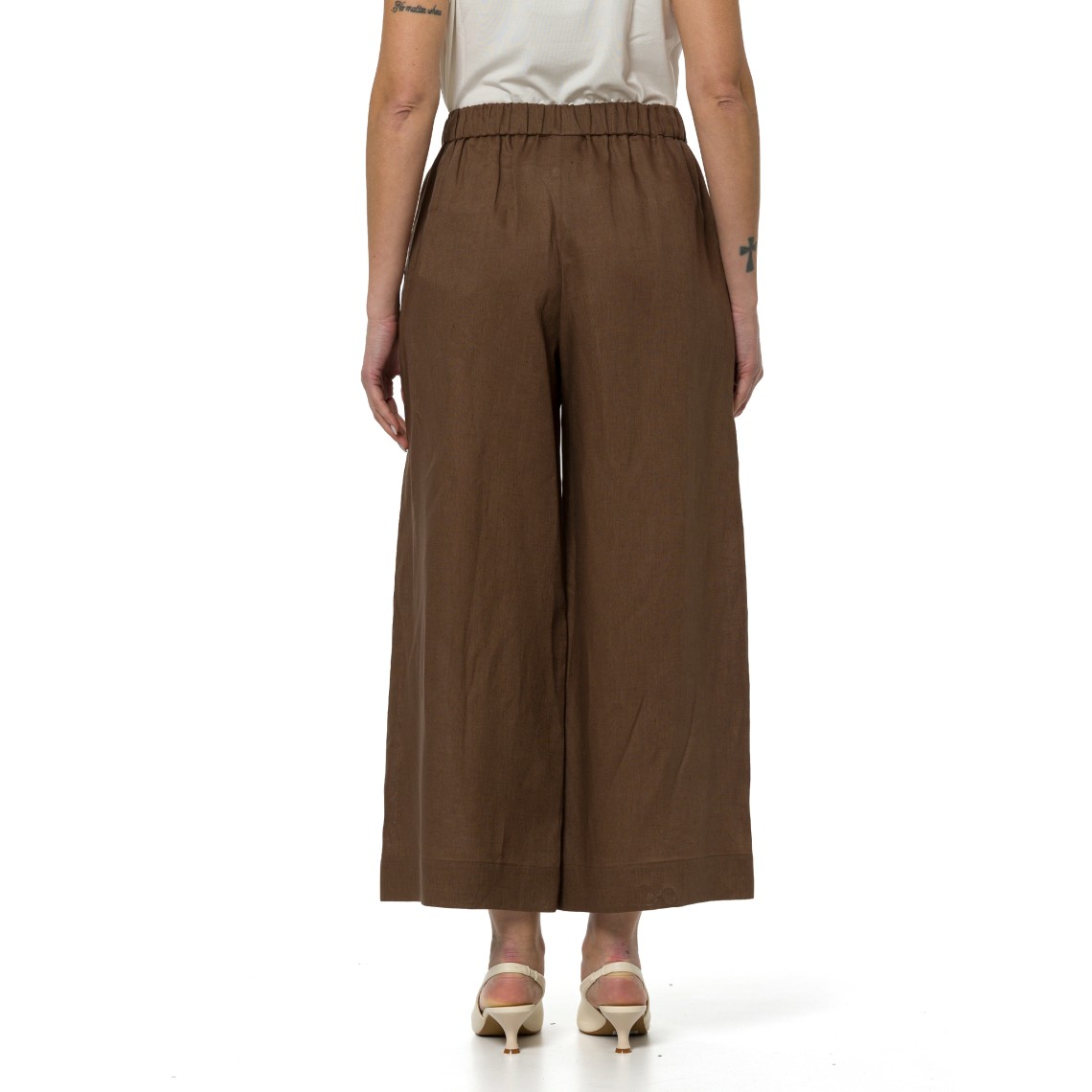 Pantaloni in lino Mmlcanneti MM Max Mara