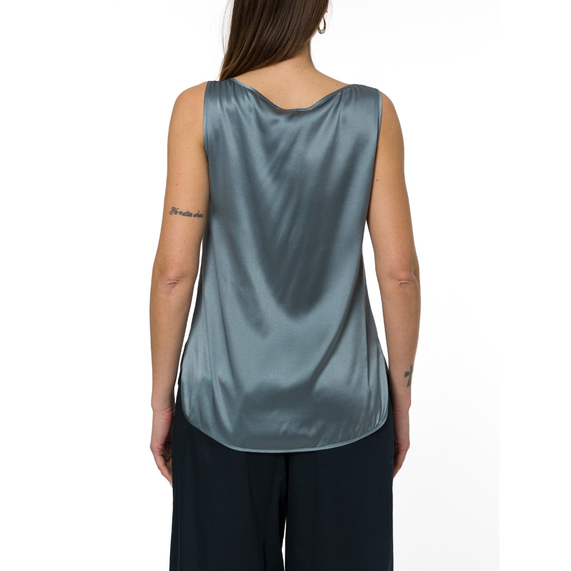 Canotta in raso Mmlpan MM Max Mara