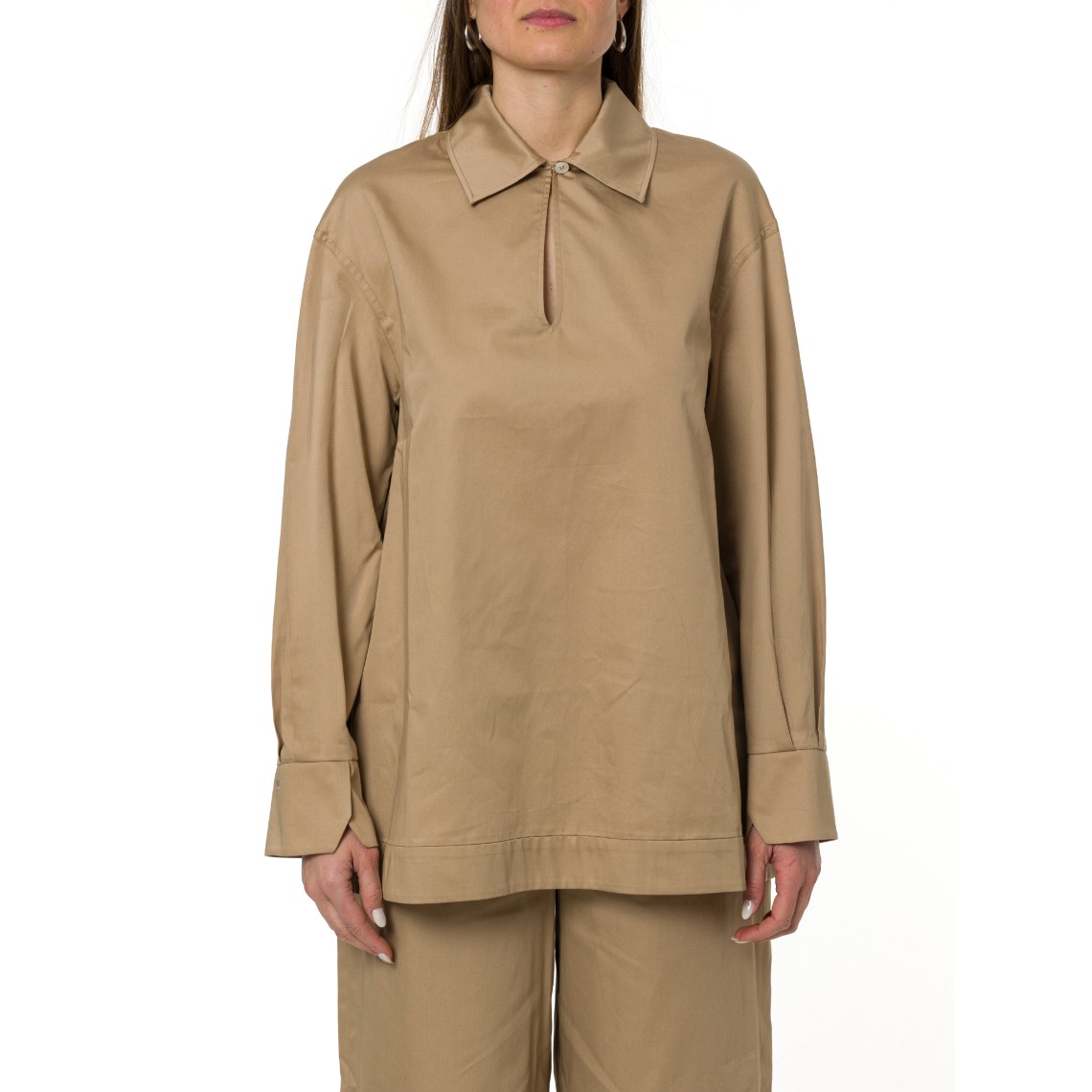 Blusa over con scollo a goccia Mmlabano MM Max Mara
