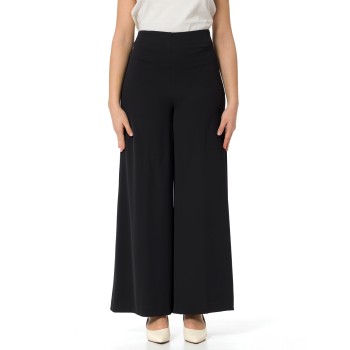 Pantaloni palazzo a gamba larga Hanita Couture