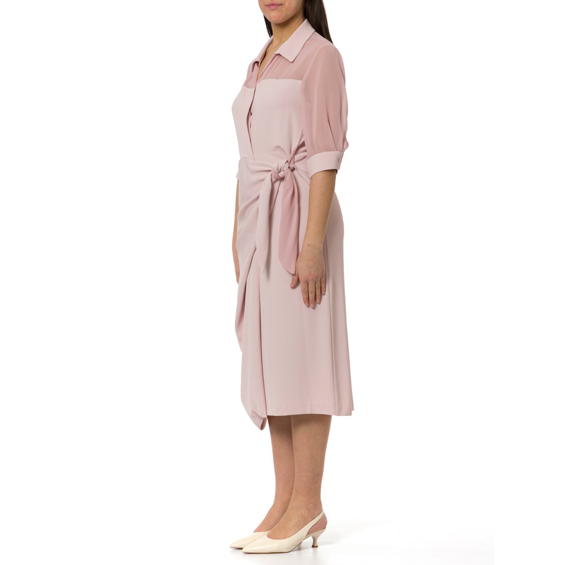 Abito Hanita Couture con nodo laterale