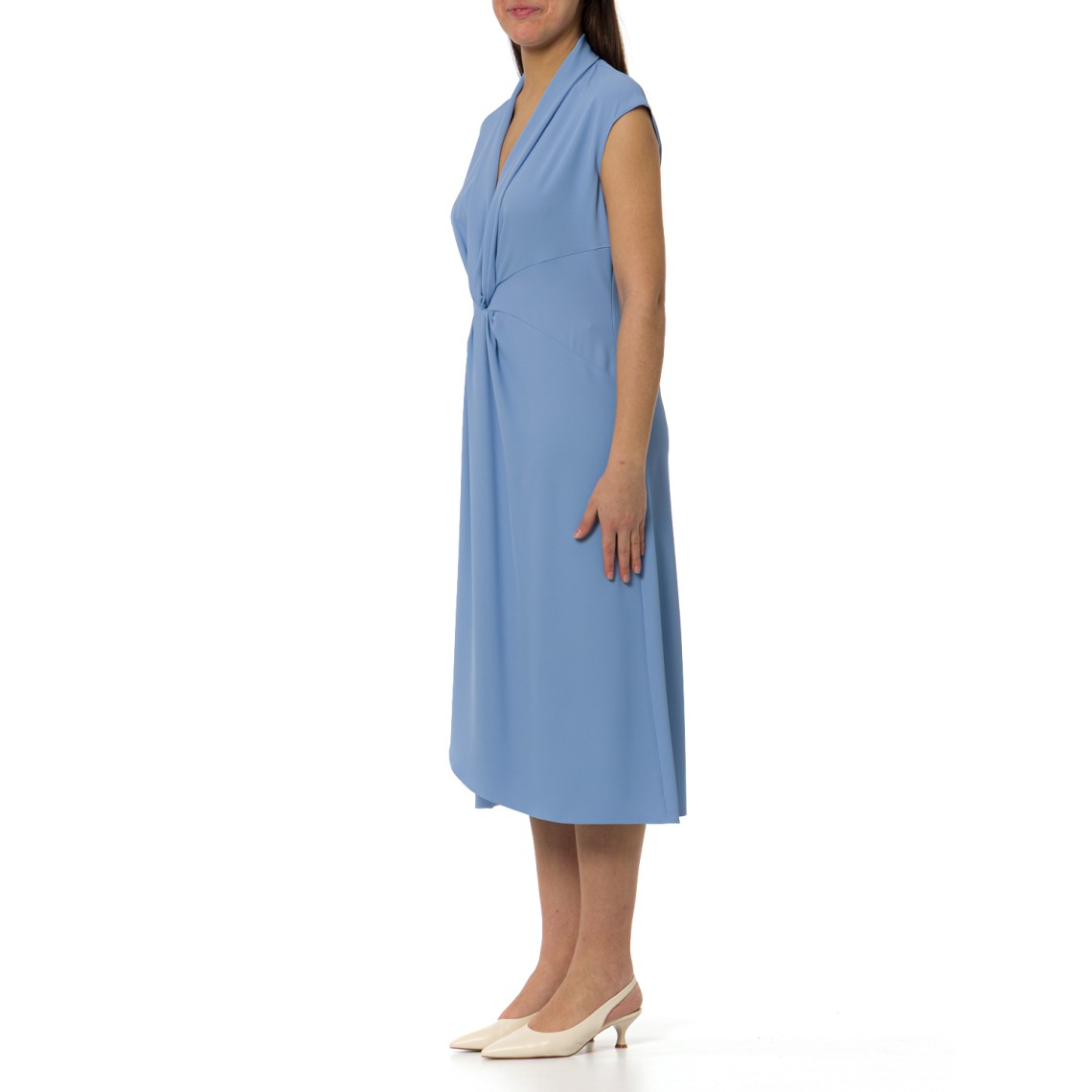 Abito midi con nodo centrale Hanita Couture