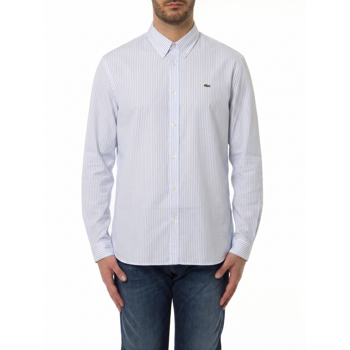 Camicia a righe Lacoste