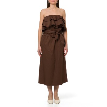 Abito strapless con cintura Hanita Couture